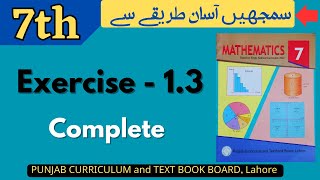 Class 7 Math Exercise 13  Complete  NEW BOOK  Rational Numbers  Class 7 Math Ex 13 [upl. by Popele711]