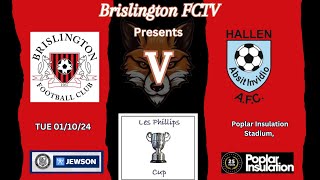 Les Phillips Cup Brislington FC v Hallen AFC [upl. by Eadnus]