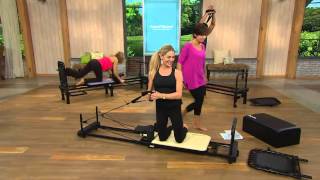 AeroPilates 4 Cord Reformer Plus w Head Pillow amp Colored Cords with Nancy Hornback [upl. by Aderb]