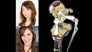 Anime Voice Comparison Mami Tomoe Madoka Magica [upl. by Anailli]