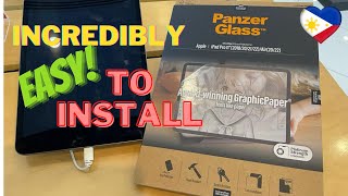 Easy Instore Installation PanzerGlass Graphic Paper  Apple iPad [upl. by Omer300]