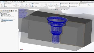 Tutorial3 CAMWorks 3Axis Z Level Scallop Strategy For Finishing [upl. by Auvil]