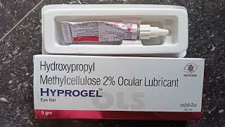 Hydroxypropyl methylcellulose 2 ocular lubricant Hyprogel eye gellubricant eye gel [upl. by Lenzi737]