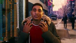 2024 Intel Xeon Gaming Spider Man Miles Morales Very High on Xeon e5 2673v3  Radeon Vega 56 [upl. by Patience499]