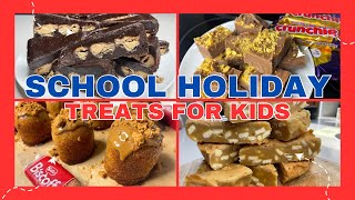 SCHOOL HOLIDAY TREATS FOR KIDS  Air Fryer Bake amp Slow Cook Easy Recipes BISCOFF KINDER CRUNCHIE [upl. by Xad291]