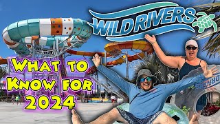 Wild Rivers  New for 2024  Irvine Waterpark  Food Guide and Slide POVs [upl. by Hay]