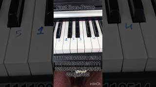 Past livesBorns  Easy Piano tutorial  Part 4 [upl. by Duane]