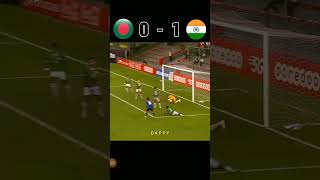 Bangladesh vs India football match [upl. by Fronia]