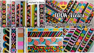 Display Board Border Design  Bulletin Board Border  Decoration Ideas For Schoolmaheesdecor [upl. by Zehe]