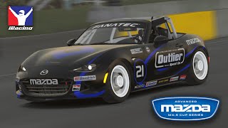 iRacing Advanced Mazda MX5 Cup Series  Road America 30M [upl. by Nnyleuqcaj]