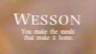 Wesson Canola Oil  1992 Commercial [upl. by Nirraj]