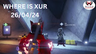 Where is Xur 260424 DESTINY [upl. by Reilly]