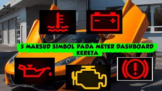 MAKSUD SIMBOL PADA METER KERETA  KENDERAAN 2020 meter kereta dashboard simbol [upl. by Nevaeh]