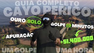 GUIA COMPLETO CAYO PERICO  COMO PEGAR OURO SOLO  itzzgioh [upl. by Clio]