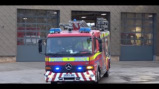 BRAND NEW FIRE STATION Crewe Second Pump Turnout Cheshire Fire And Rescue Service [upl. by Ahsieat]