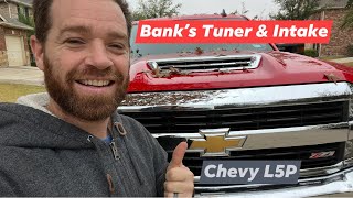 Banks Tuner and Intake install on L5P Duramax Chevy [upl. by Peggy]