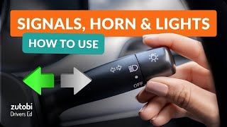 How to use Turn Signals Lights Hazard Lights amp Horn [upl. by Awe]