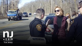 Full video Port Authority commissioner confronts police during NJ traffic stop [upl. by Aihseya]