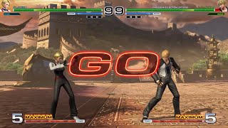 The King Of Fighters XIV  King vs Rock Howard KOF14 Hard AI Versus KOFIV [upl. by Mezoff]