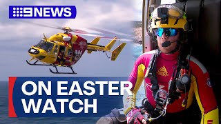 Lifesavers on watch over Easter break to prevent spike in coastal drownings  9 News Australia [upl. by Dumm586]