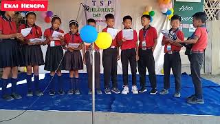 Farewell song by class 5 outgoing student Tragopan School Pessao Village [upl. by Yenreit118]