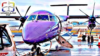 TRIP REPORT  Flybe  Dash 8 Better than ATR ツ  Belfast to East Midlands [upl. by Oulman558]