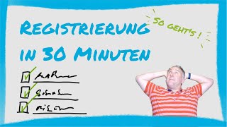 Registrierung als Betreuer in 30 Minuten  So gehts [upl. by Dahle678]