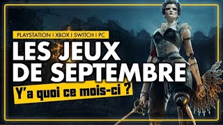 TOP 10 des sorties jeux vidéo en SEPTEMBRE 2022  🎮 [upl. by Chappell542]