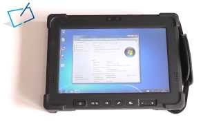 Durabook CA10 IP43MIL810 ruggedized 10quot Windows tablet [upl. by Johanan]