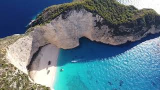 Navagio Beach Shipwreck Beach Zakynthos Island [upl. by Broddie]