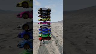 BeamNG drive cars and busses crash beamngdrive truck crash shorts [upl. by Garate327]