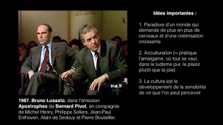 Crétinisation et Idiocratie Bruno Lussato en 1987 [upl. by Eenehs]