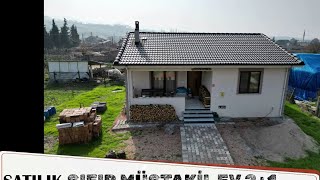 Gönen Tütüncü köyü Satılık Bahçeli Müstakil Ev 675m2 arsa içinde 21 90m2 ev [upl. by Beka]