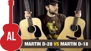 Martin D28 vs D18  Review and Comparison [upl. by Dynah]