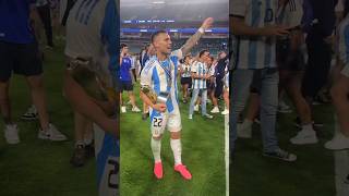 Lautaro Martinez celebration for Argentina Copa América [upl. by Jessy]