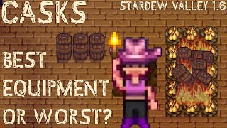 Stardew Valley Casks  The Best Worst Farm Equipment KitaDollx Games [upl. by Oiceladni]