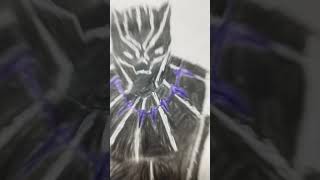 🔥BLACK PANTHER DRAWING⚡ RK ART OFFICIAL 752 [upl. by Secundas365]