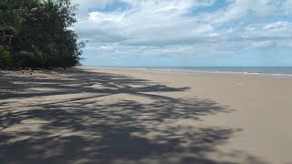 Four Mile Beach Australia  4K walking tour Port Douglas Queensland [upl. by Marlyn579]