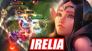 Wild Rift Irelia Gameplay in Season 12 Build amp Runes [upl. by Pearla63]