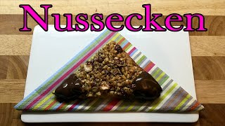 Nussecken Rezept [upl. by Akilak]