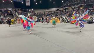 Jr Womens Fancy Group 2 song 1  Red Deer powwow 2023 Saturday Night live [upl. by Garnet917]