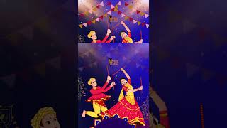 Dandiya Night Invitation  Dandiya Invitation Video For Whatsapp  Digital Invitation  Garba Night [upl. by Lien]