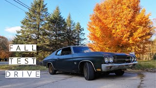 Fall test drive in my FIXED 1970 Chevelle SS Binaural Audio [upl. by Aneeuqahs]