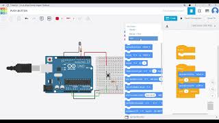 Push Button Combination Lock Using Arduino  how to use push button with arduino uno in tinkercad [upl. by Bethanne]