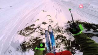 Sam Anthamatten  4th Skier Men  FWT15 ChamonixMontBlanc GoPro run [upl. by Aruol80]