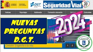 NUEVAS PREGUNTAS DGT MARZO 2024 [upl. by Favin]