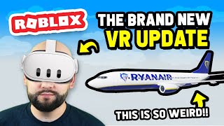 VR UPDATE in Cabin Crew Simulator Roblox [upl. by Asenev]