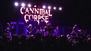 Cannibal Corpse  Jeff Hanneman tribute Hammer Smashed Face live [upl. by Tezile]