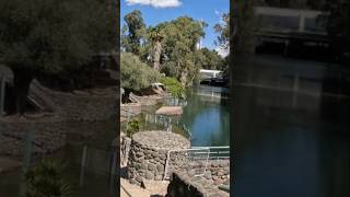 Yardenit Baptismal Site on Jordan River Israel pilgrimage holyplaces [upl. by Pulchia719]