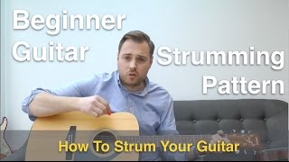 Beginner Strumming Patterns For Acoustic Guitar  How To Strum The Guitar [upl. by Ardnahcal]